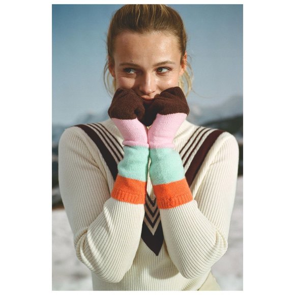 Anthropologie Accessories - ANTHROPOLOGIE | Multi Striped Tech Gloves | NWT